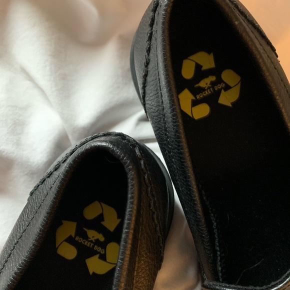 Rocket Dog black 'Imea' chunky loafers - Picture 8 of 9